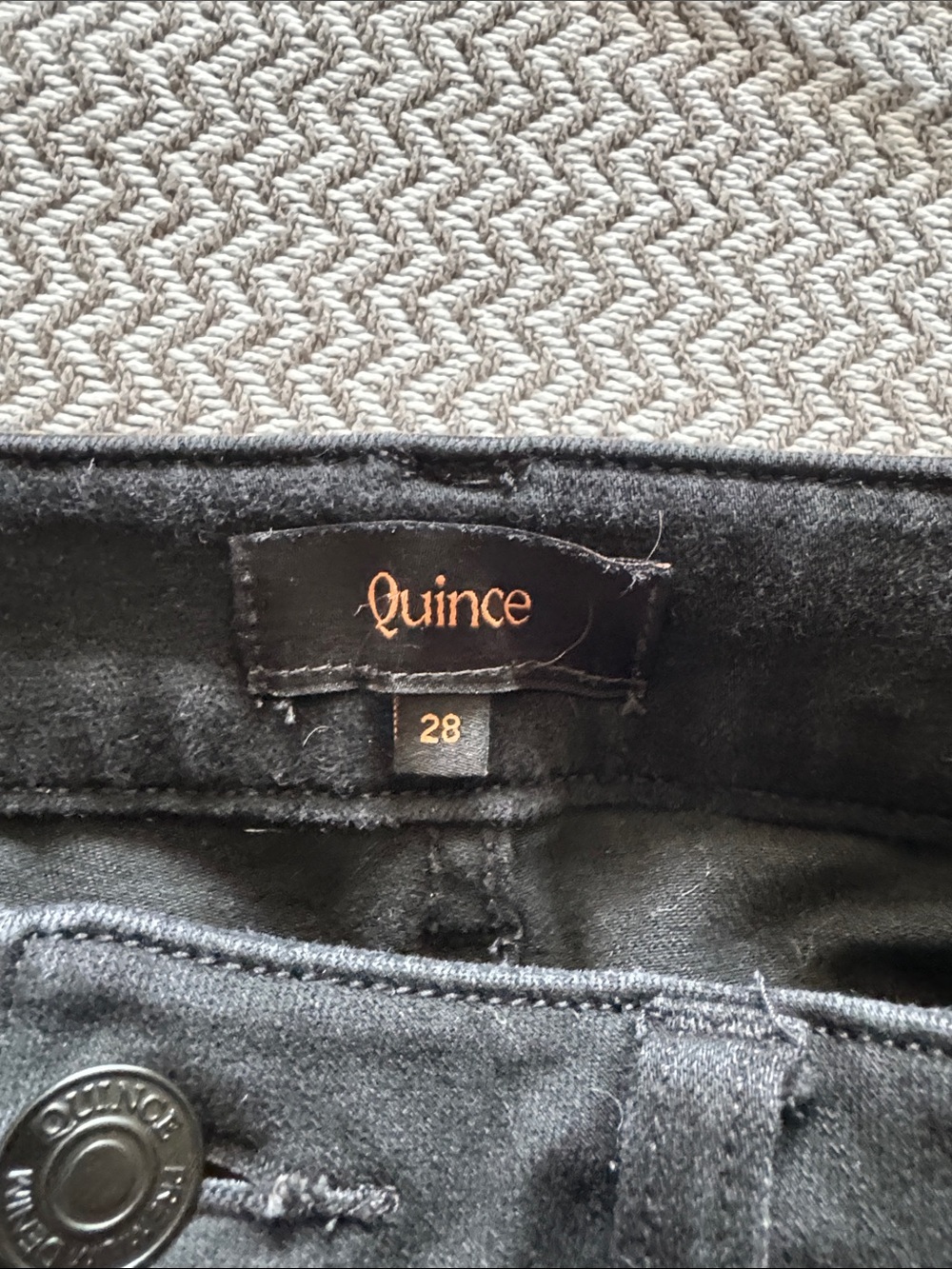 Quince Black Wide-Leg Jeans - Picture 3 of 3
